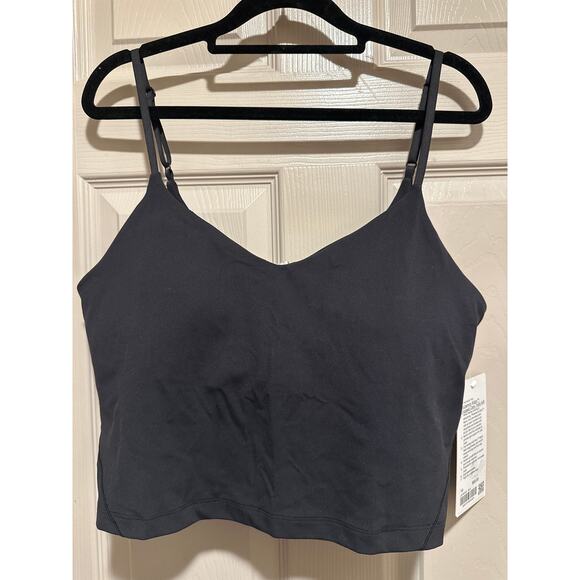 Lululemon Tops - lululemon Align™ Cropped Cami Tank Top Light Support, A/B Cup NWT Black